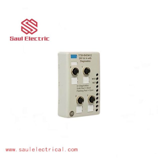 ABB AB 1738-IE4CM12 ArmorPoint 4 Point Input Module - Industrial Control System Component