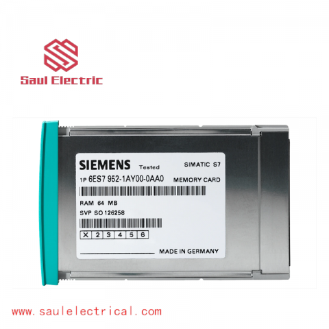 SIEMENS RAM Memory Card 6ES7952-1AK00-0AA0, Industrial Control Module