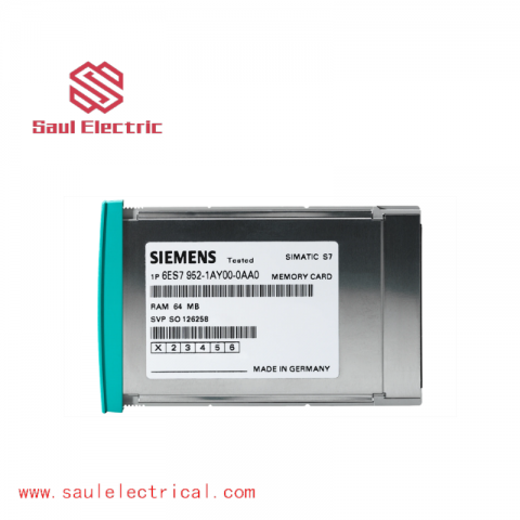 SIEMENS 6ES7952-1AL00-0AA0: Advanced RAM Memory Card for Industrial Control Systems