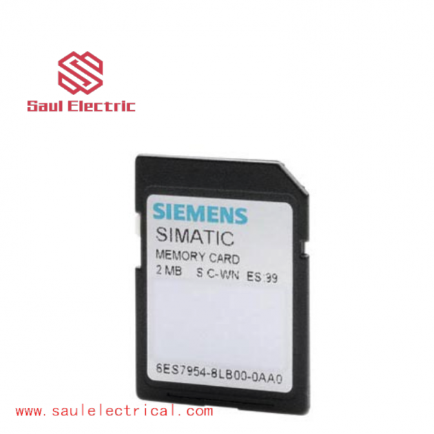 SIEMENS 6ES7954-8LB00-0AA0 Memory Card: Industrial Control, High Performance, Compact Design