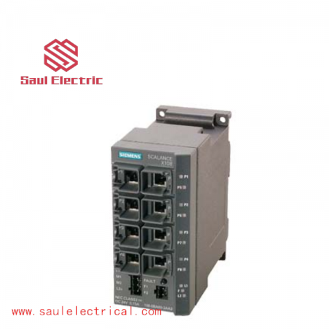 SIEMENS SCALANCE X108 - 6GK5108-0BA00-2AA3, Industrial Ethernet Switch