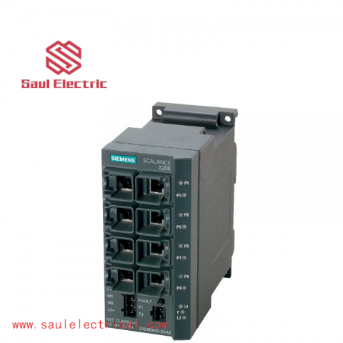 SIEMENS SCALANCE XF208 Redundant Power Supply Industrial Ethernet Switch