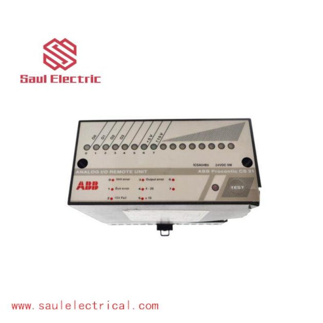 ABB ICSA04B5 Analog I/O Remote Unit - Advanced Industrial Control Solution