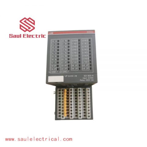 ABB DX522 - Digital I/O Module, 8 DI for Industrial Control