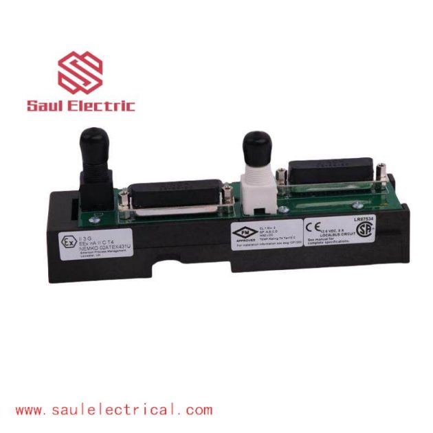 Emerson KJ4001X1-NA1 | Industrial Control Module for LocalBus Dual Right Cable Extender