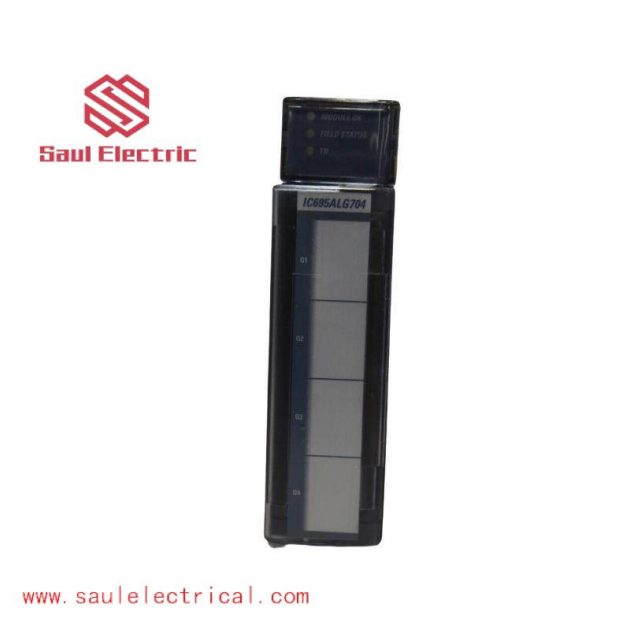 GE Fanuc IC695ALG704: 4-Channel Analog Output Module for Industrial Automation