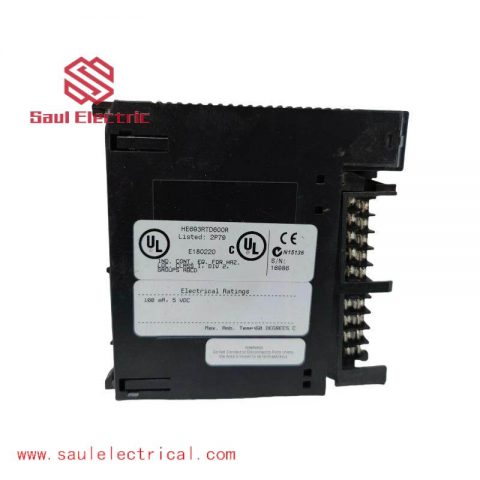 GE HE693RTD600R - High Precision RTD Input Module, Designed for Industrial Automation