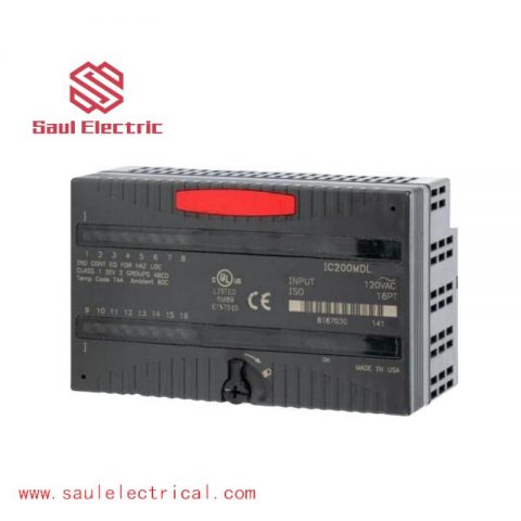 GE IC200MDL241: 16-Point AC Input Module for Industrial Control Systems