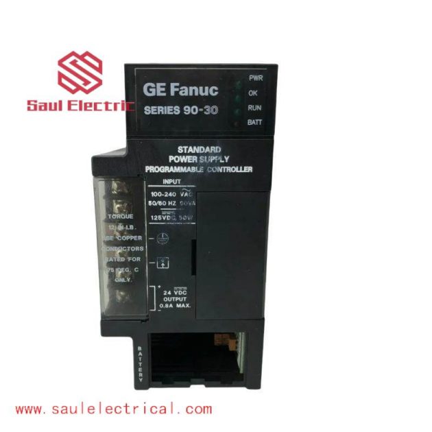 GE IC693PWR321T - Advanced Power Supply Module, Designed for Industrial Control Applications