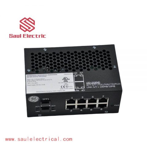 General Electric IS420ESWAH3A: Mark VIe IONet Switch - Industrial Ethernet Networking