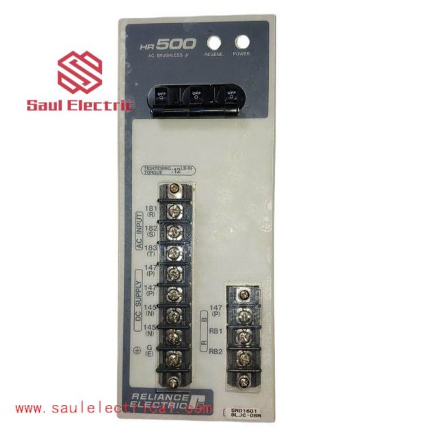 Reliance Electro HR500 BLJC-08R 5RD1601 Brushless AC Servo Module