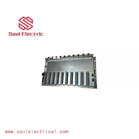 ABB RF615 3BHT100010R1: Base Backplane with 10 Slots for Modular Control Systems