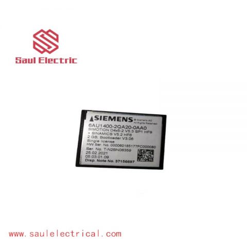 SIEMENS 6AU1400-2QA20-0AA0 Compact Flash Memory Module