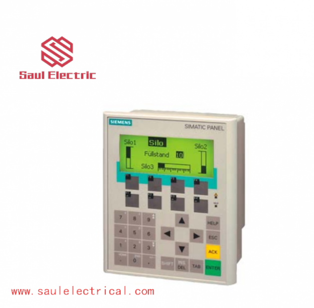 SIEMENS 6AV6641-0CA01-0AX1 OP77B Backlit LCD Display, Industrial Control Solutions