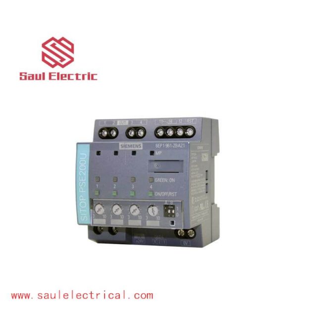 SIEMENS 6EP1961-2BA21 Selectivity Module: Industry Grade Advanced Power Supply