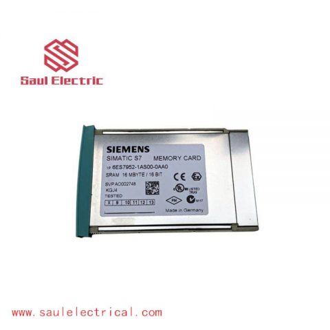 SIEMENS 6ES7952-1AS00-0AA0 - High-Performance RAM Memory Card for S7-400 Control Systems