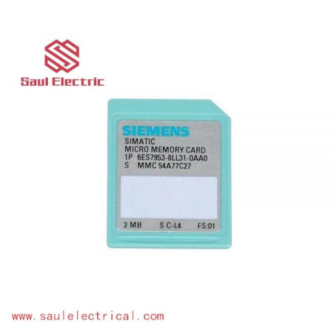 SIEMENS 6ES7953-8LL31-0AA0 Memory Module, for S7-300/C7/ET 200, 3V Flash, 64KB