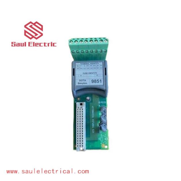 ICS TRIPLEX T9851 Analog Output Module, High-Precision Control Solution