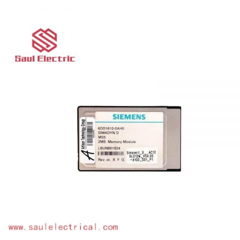 Siemens 6DD1610-0AH0 SIMADYN D Memory Submodule