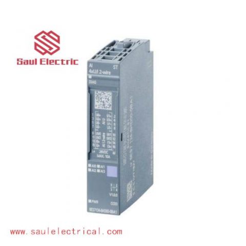 SIEMENS 6ES7134-6HD00-0BA1 | ET 200SP AI 4XU/I 2-WIRE ST | Digital Input Module for Industrial Automation