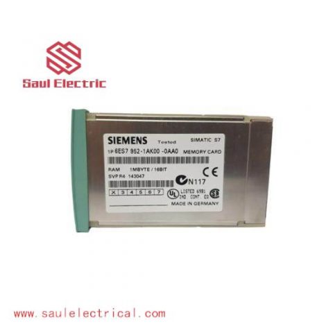 Siemens 6ES7952-1AK00-0AA0 RAM Memory Card for S7-400