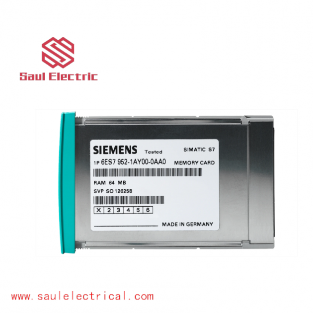 Siemens 6ES7952-1AK00-0AA0 RAM Memory Card for S7-400