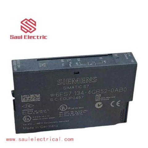 Siemens 6ES7134-4GB52-0AB0 Analog Input Module, Industrial Control Systems