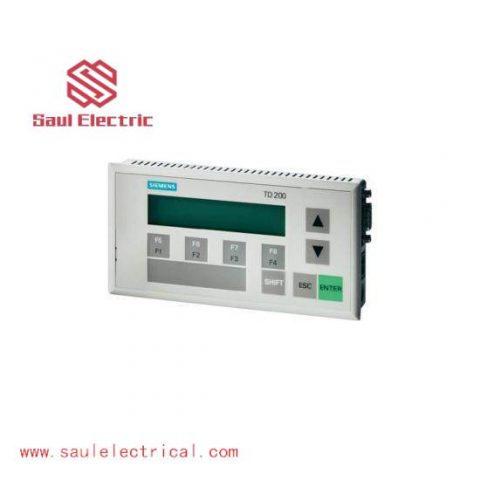 Siemens 6ES7272-0AA20-0YA0: TD 200 Display Panel - Industrial Control Solutions